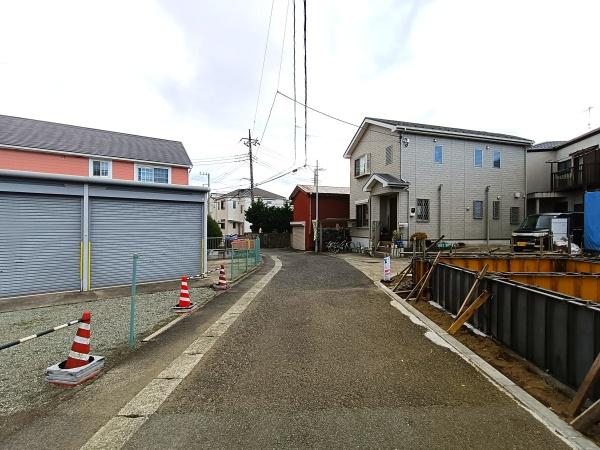 �_�ސ쌧���ˎs���^�y3���ڂ̐V�z��ˌ��Ă̑O�ʓ��H�܂ތ��n�ʐ^