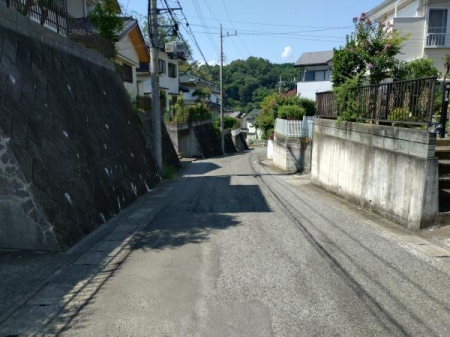 �_�ސ쌧���c���s���|�̒��È�ˌ��Ă̑O�ʓ��H�܂ތ��n�ʐ^