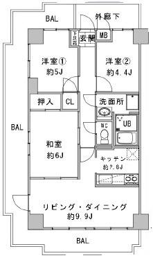 �_�ސ쌧�`��s���΂̒��Ã}���V�����̊Ԏ��}