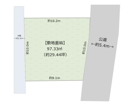 �_�ސ쌧������S��䒬����̓y�n�̊Ԏ��}�i��N)