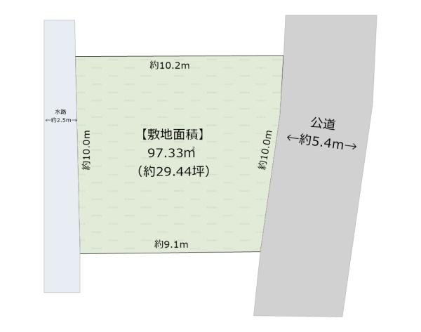 �_�ސ쌧������S��䒬����̓y�n�̊Ԏ��}